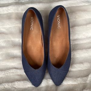 Vionic Demin Flats